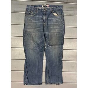 Levis 569 Jeans Mens‎ 36X30 Blue Medium Wash Denim Loose Straight 100% Cotton